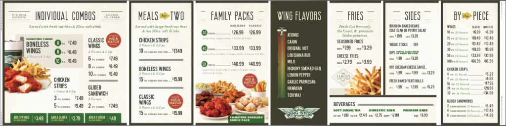 Menu Production Portal